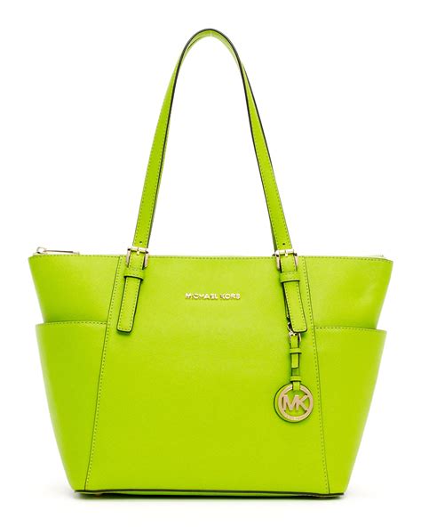 michael kors jet set tote lime green|Michael Kors jet set luggage.